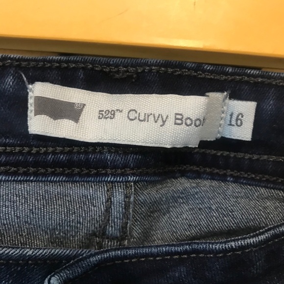 Levi’s Curve Boot Dark Wash Jeans - Picture 6 of 9